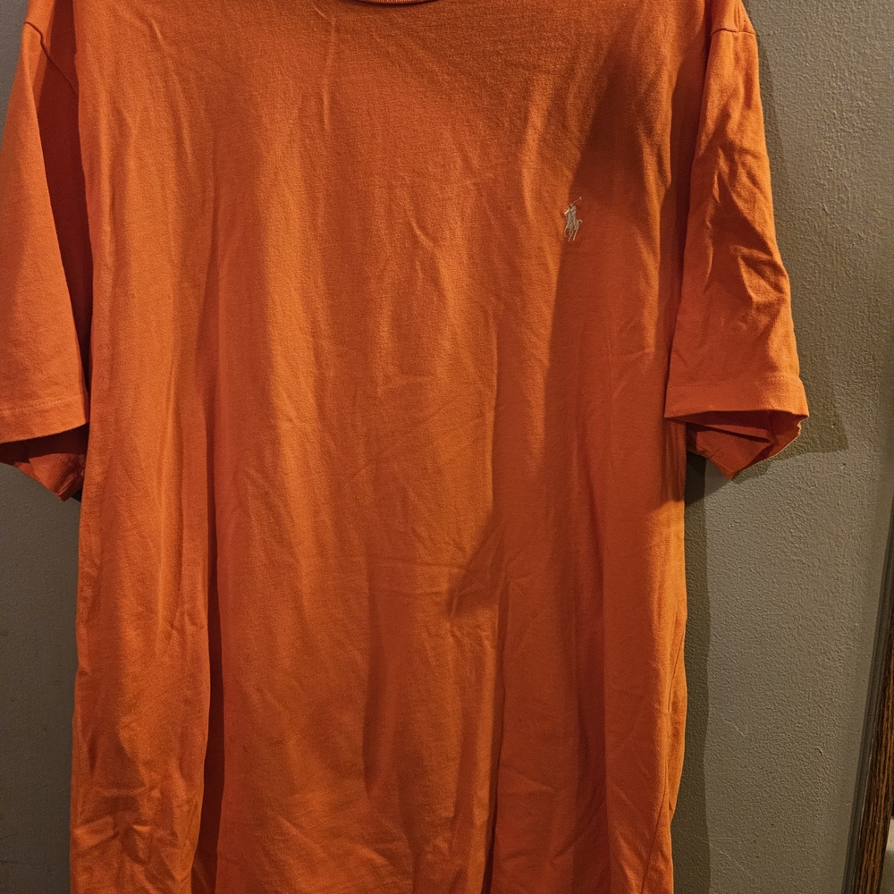 Ralph Lauren Bright Orange Short Sleeve Tee